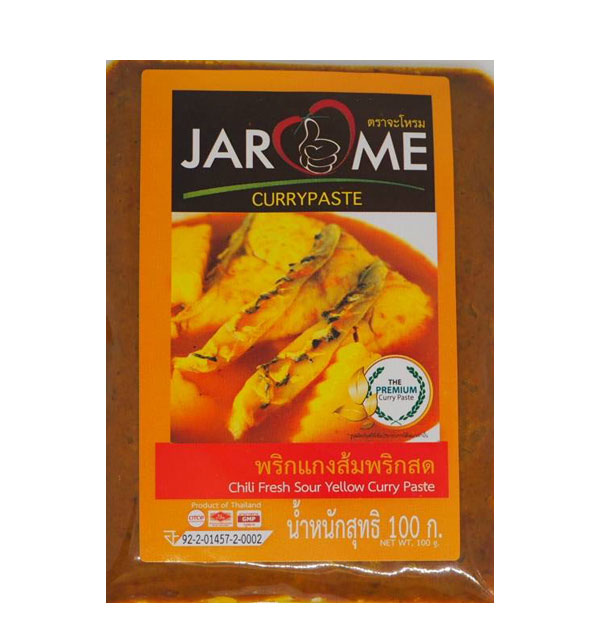 Chili fresh sour yellow curry paste 100g
